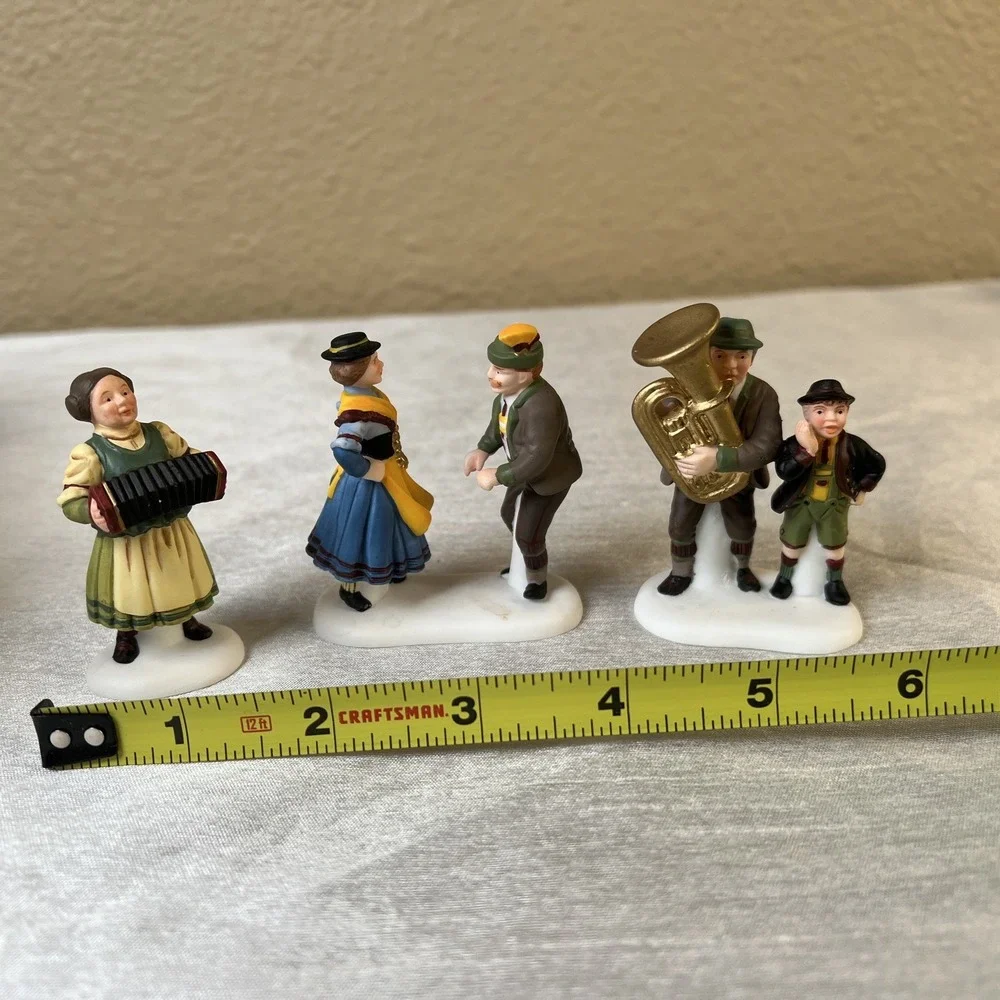 Vintage  Department 56 Polka Fest Set of 3 Heritage Village Collection 56073